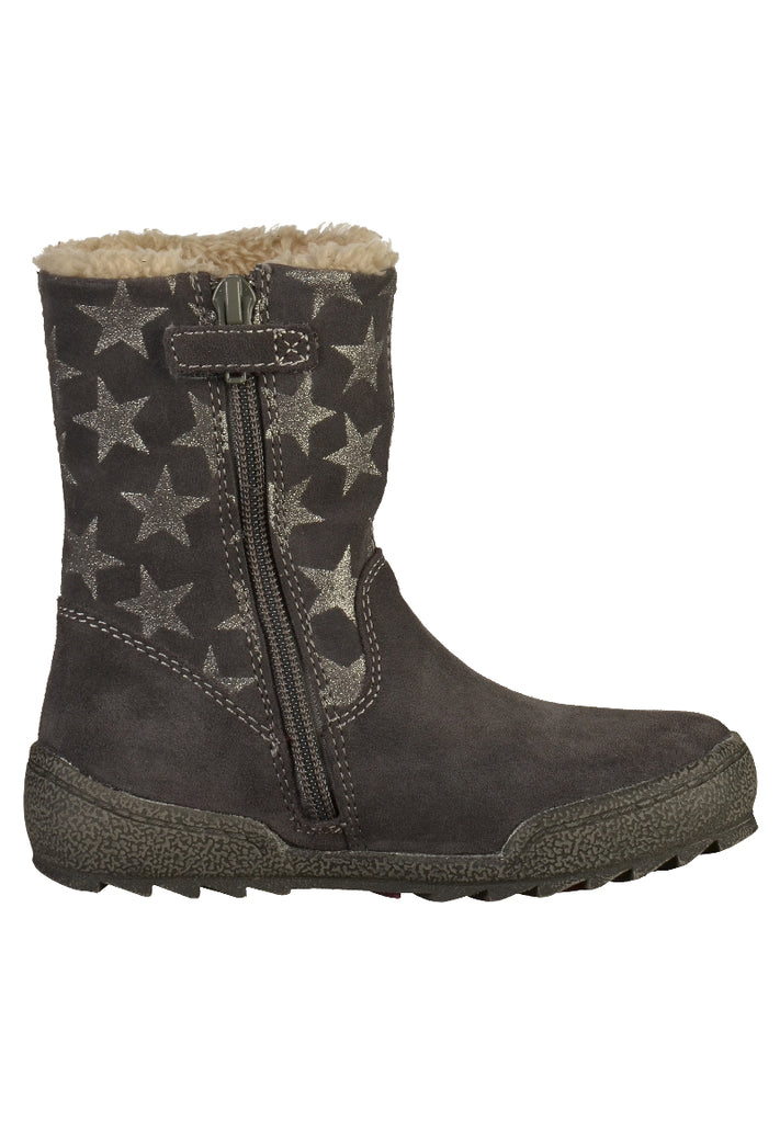 Lurchi Stiefelette Leder Charcoal - surf4shoes