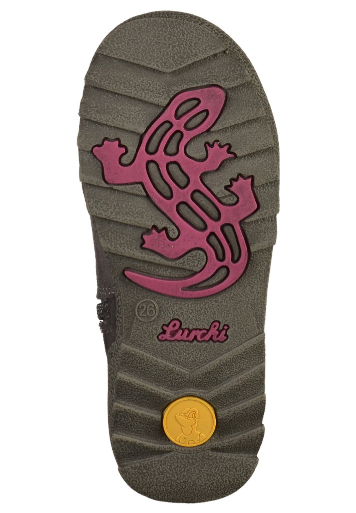 Lurchi Stiefelette Leder Charcoal - surf4shoes