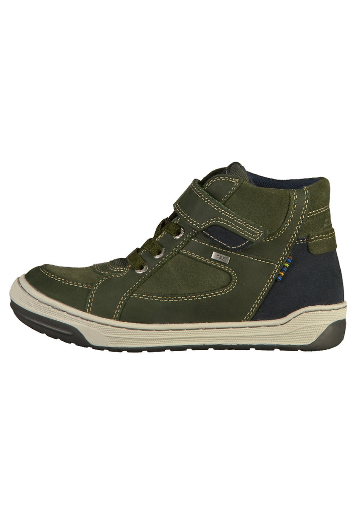 Lurchi Stiefelette Nubukleder Dunkelgrün - surf4shoes