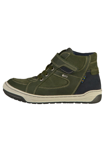 Lurchi Stiefelette Nubukleder Dunkelgrün - surf4shoes