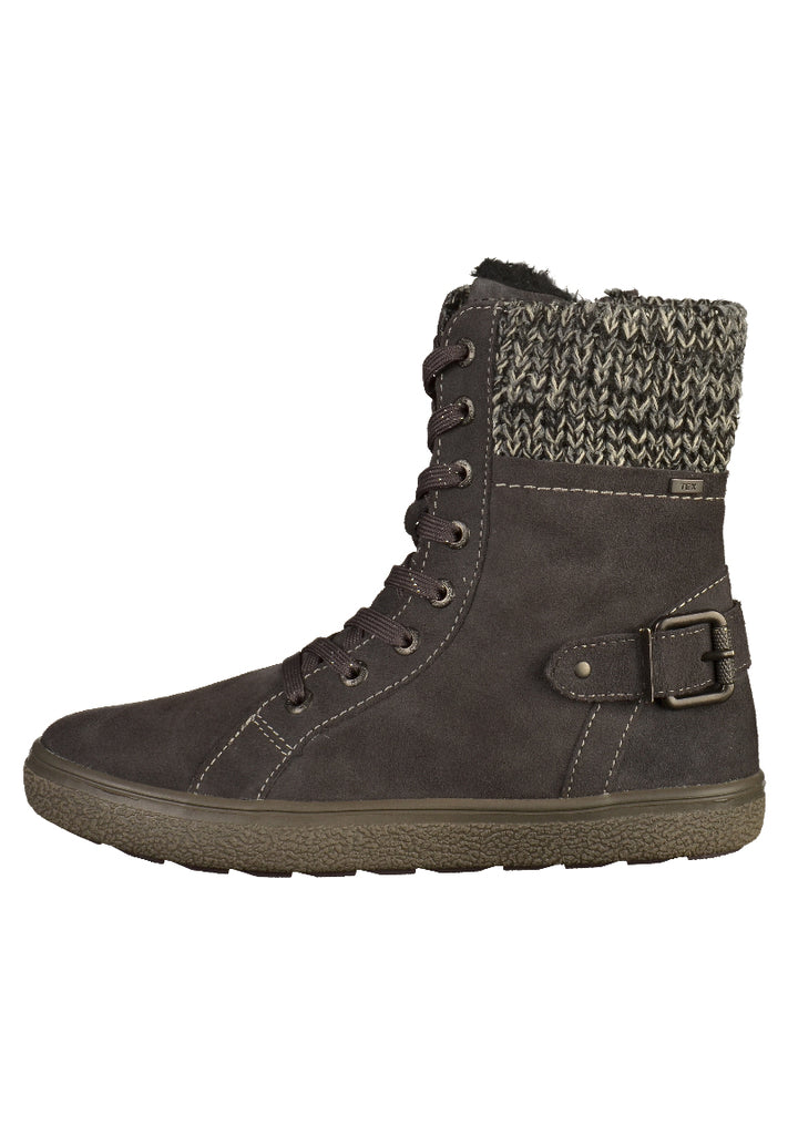 Lurchi Stiefelette Leder/Textil Charcoal - surf4shoes