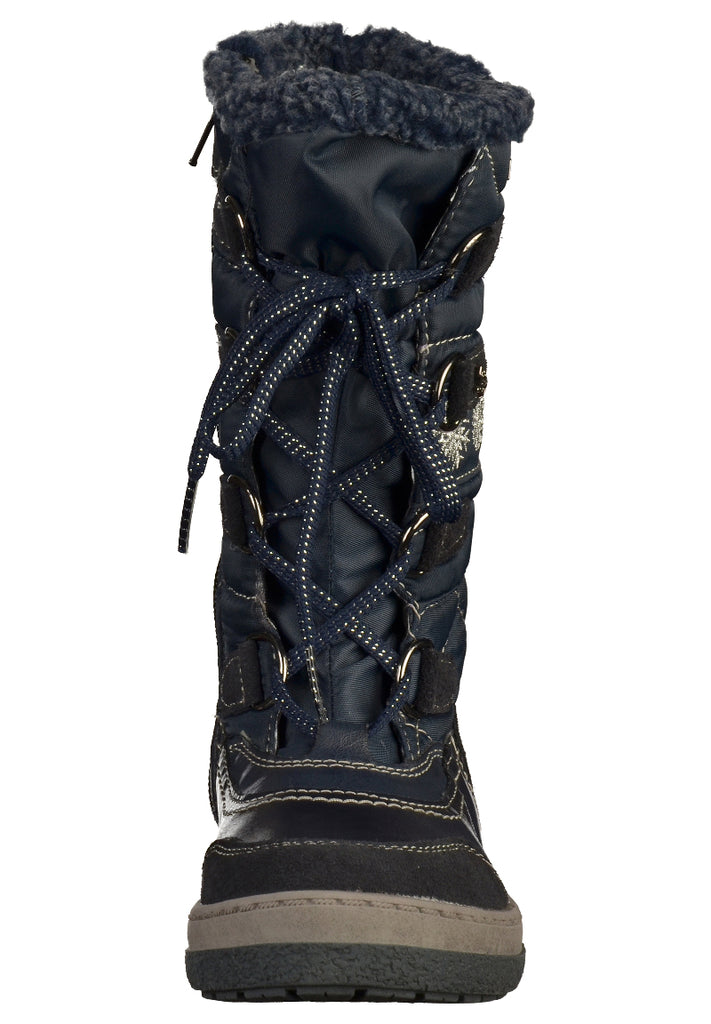 Lurchi Stiefel Leder/Textil Navy - surf4shoes