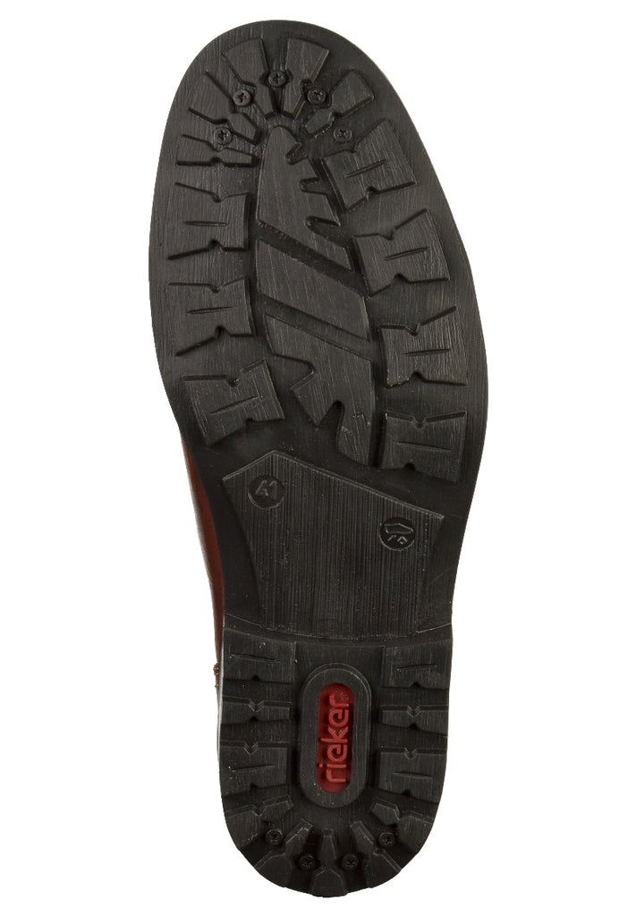 Rieker Stiefelette Glattleder Braun - surf4shoes