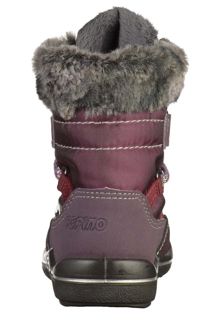 Pepino Stiefelette Lederimitat/Textil Violett - surf4shoes