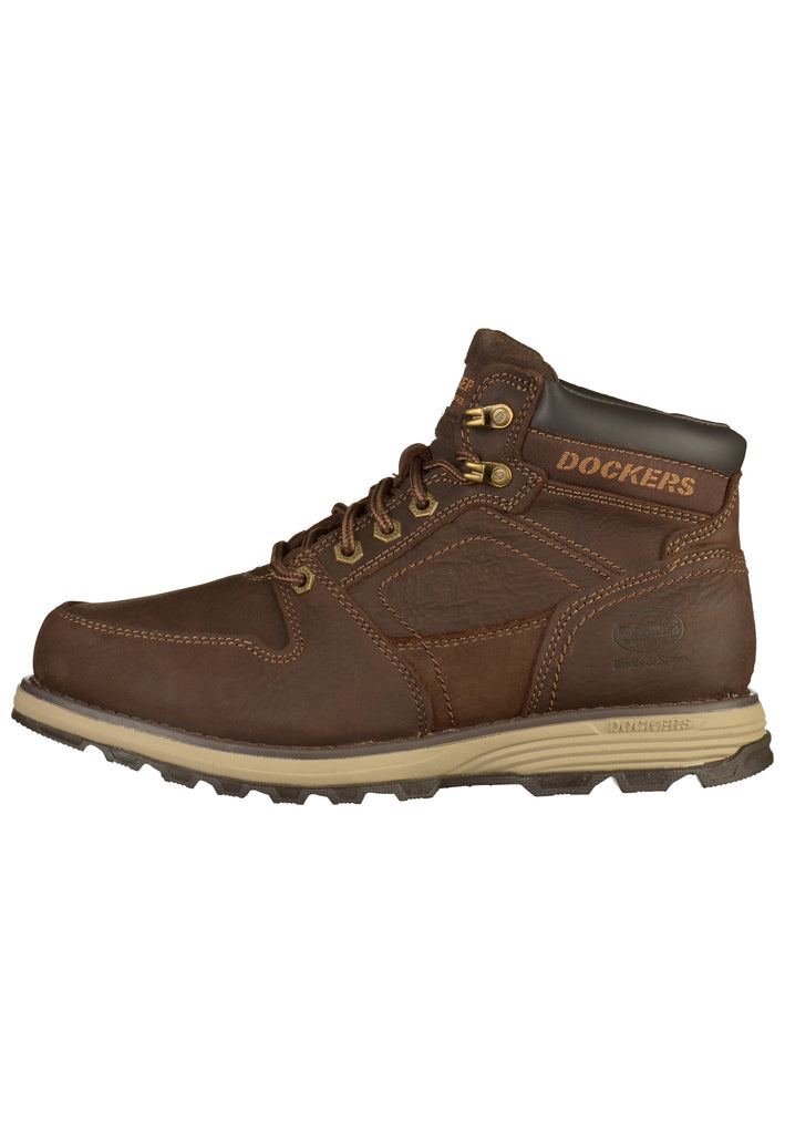 Dockers Stiefelette Leder Dunkelbraun - surf4shoes