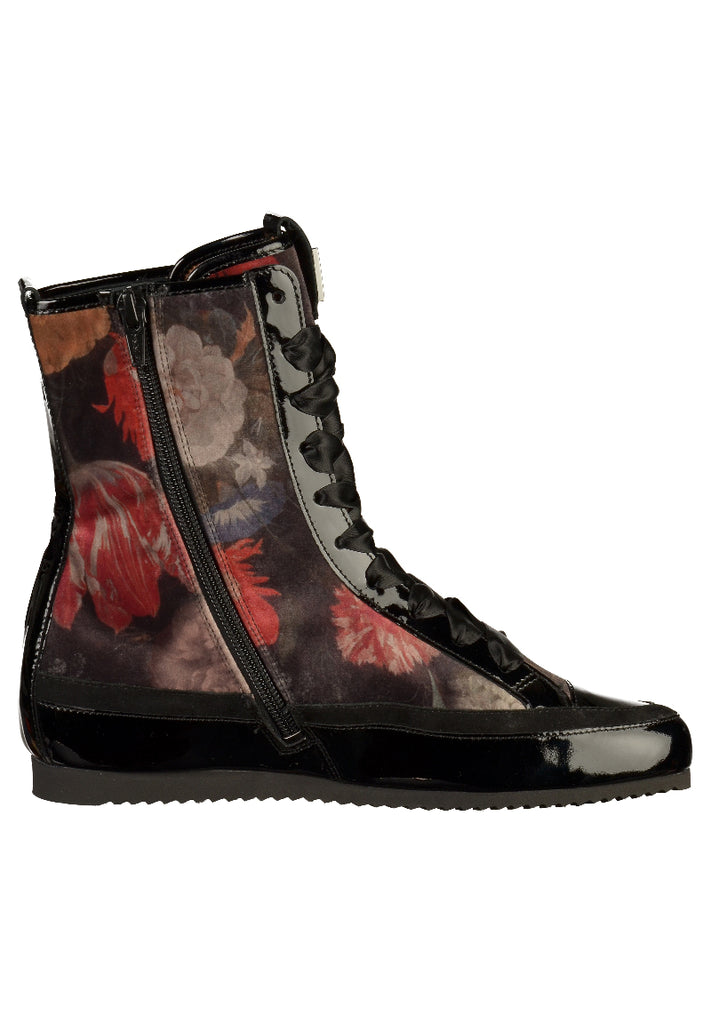 Högl Stiefelette Leder/Textil Schwarz - surf4shoes