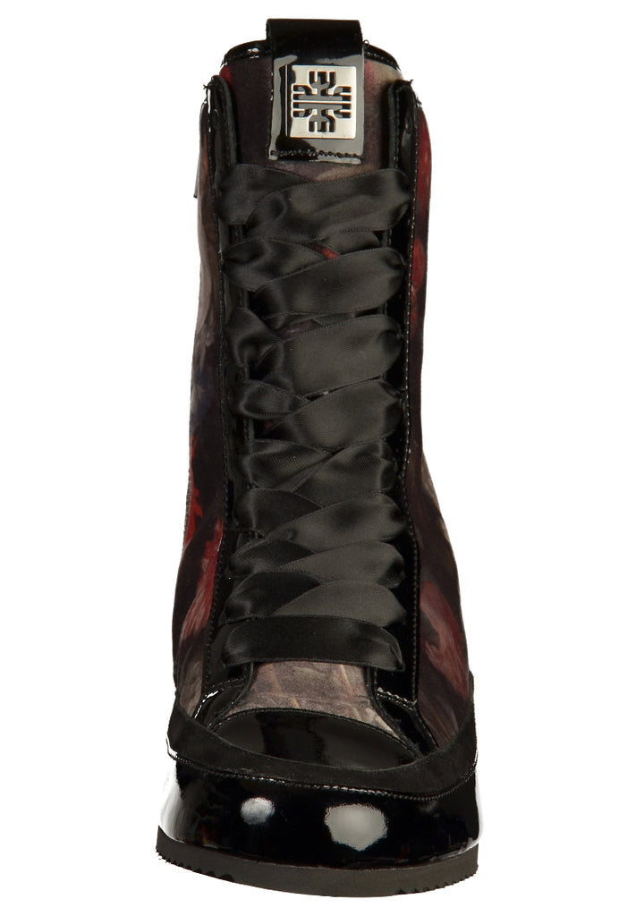 Högl Stiefelette Leder/Textil Schwarz - surf4shoes