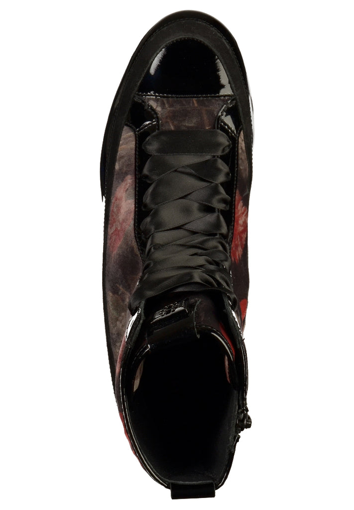 Högl Stiefelette Leder/Textil Schwarz - surf4shoes