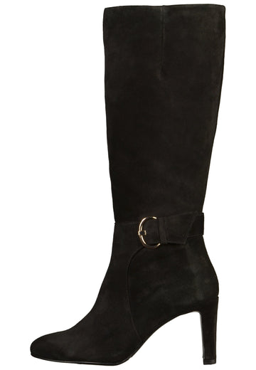Högl Stiefel Veloursleder Schwarz - surf4shoes