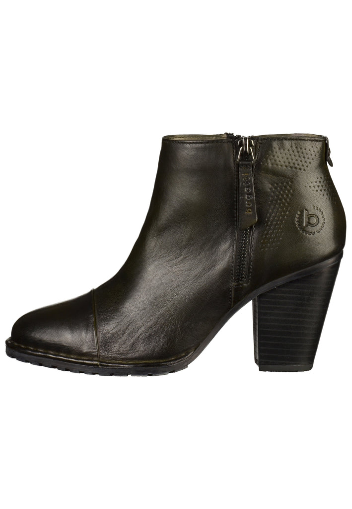 Bugatti Stiefelette Glattleder Green - surf4shoes