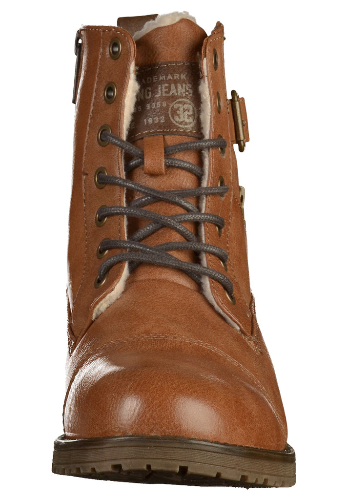 Mustang Stiefelette Lederimitat Braun - surf4shoes