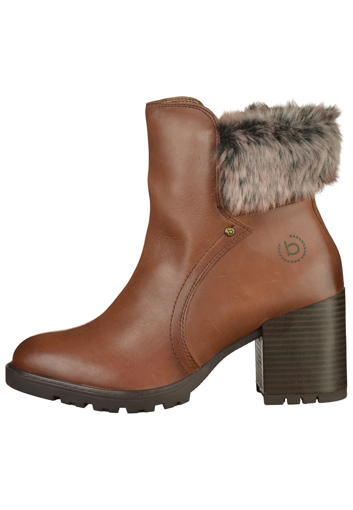 Bugatti Stiefelette Glattleder Braun - surf4shoes
