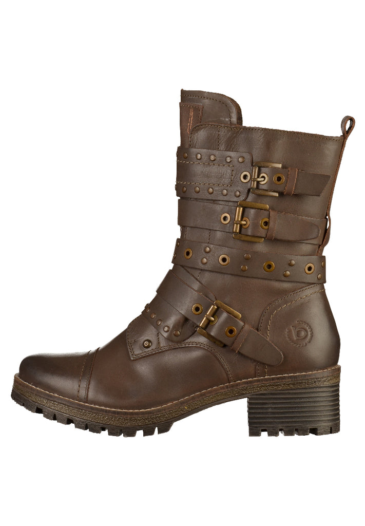 Bugatti Stiefel Glattleder Braun - surf4shoes