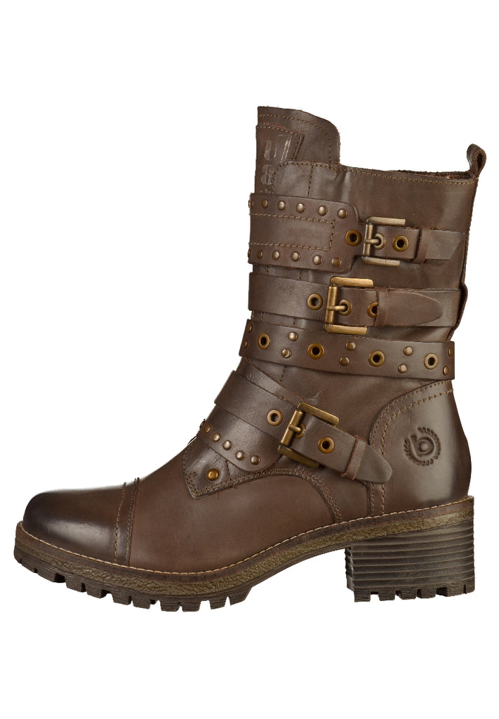 Bugatti Stiefelette Leder Braun - surf4shoes