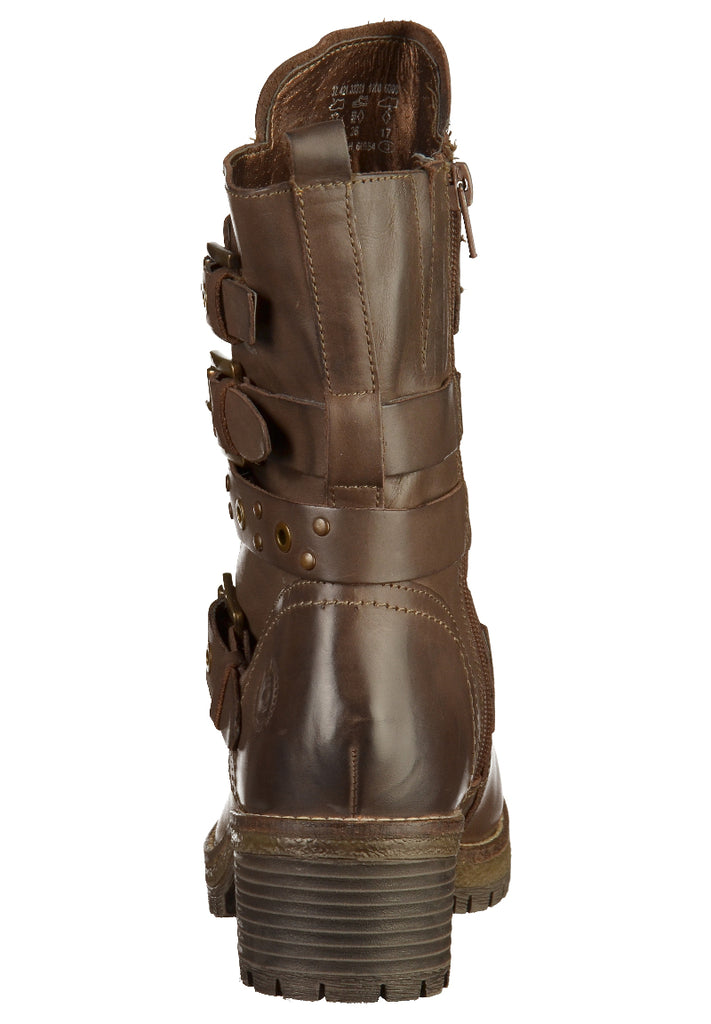 Bugatti Stiefelette Leder Braun - surf4shoes