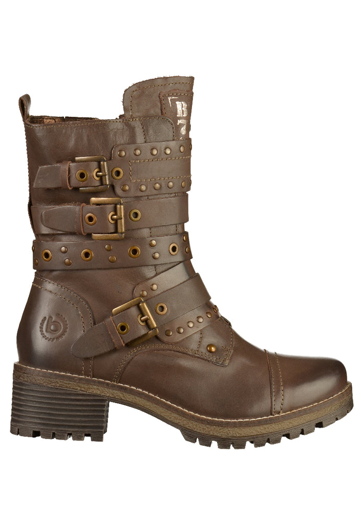 Bugatti Stiefelette Leder Braun - surf4shoes