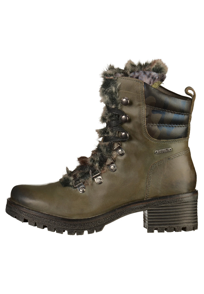 Bugatti Stiefelette Glattleder Grau - surf4shoes