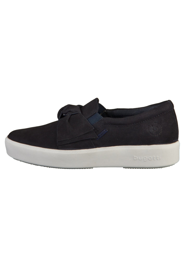 Bugatti Slipper Nubukleder Dunkelblau - surf4shoes
