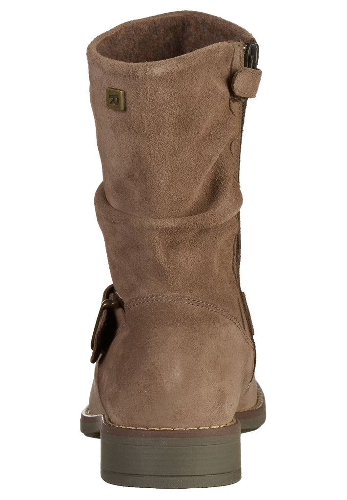 Richter Stiefelette Veloursleder Beige - surf4shoes