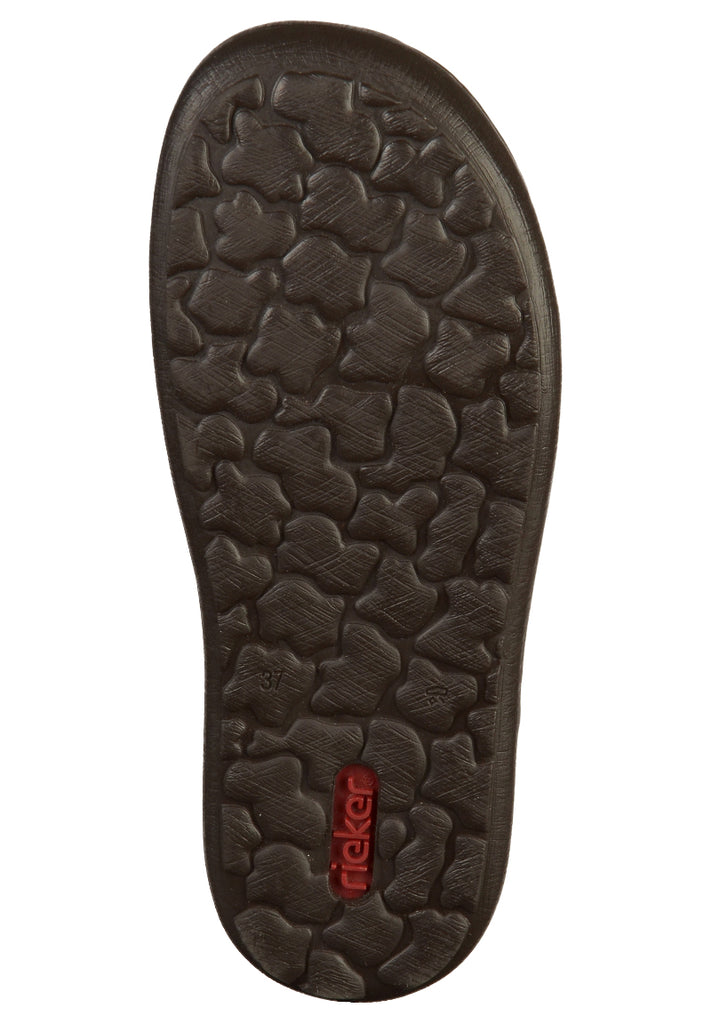 Rieker Stiefelette Glattleder Blau - surf4shoes