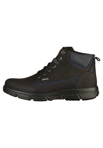 Jomos Stiefelette Leder Schwarz/Blau - surf4shoes