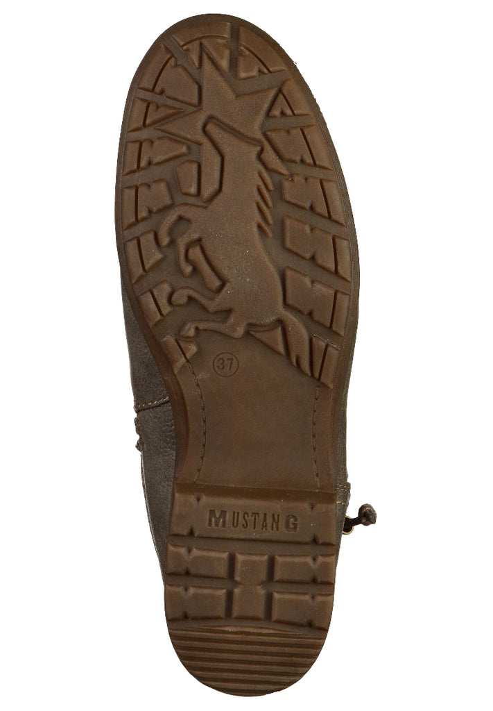 Mustang Stiefel Lederimitat Dunkelgrau - surf4shoes