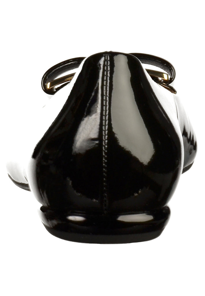 Högl Ballerinas Glattleder Schwarz - surf4shoes