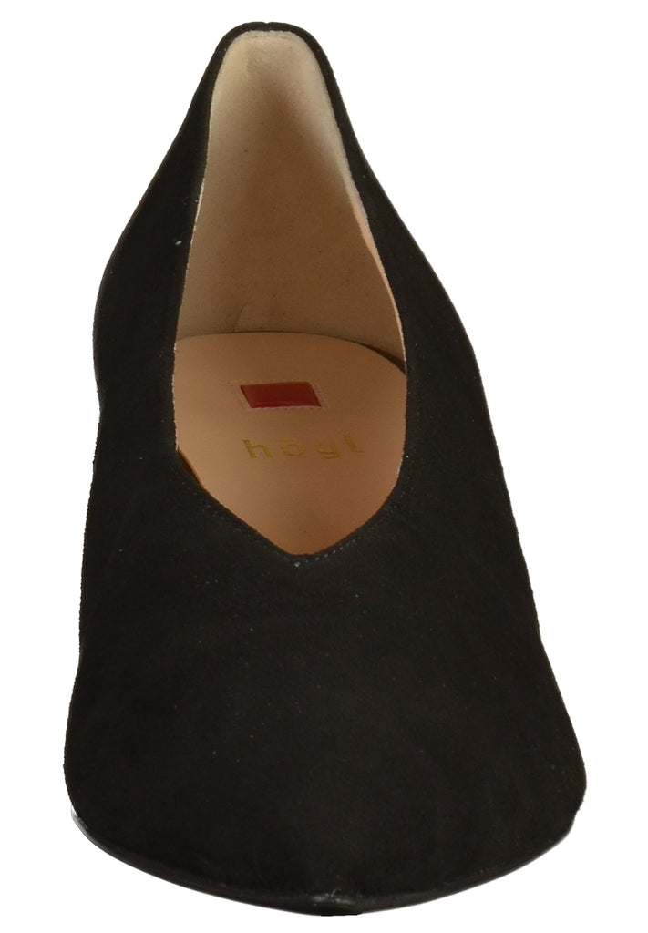 Högl Pumps Veloursleder Schwarz - surf4shoes