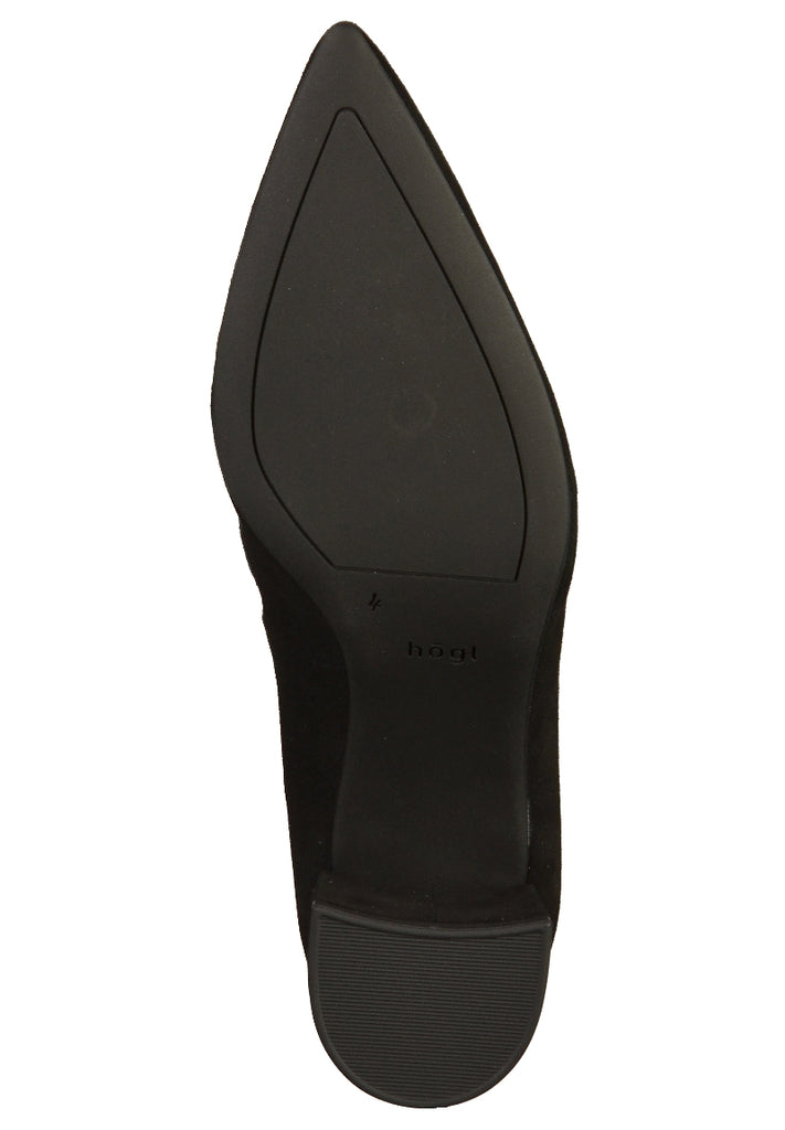 Högl Pumps Veloursleder Schwarz - surf4shoes
