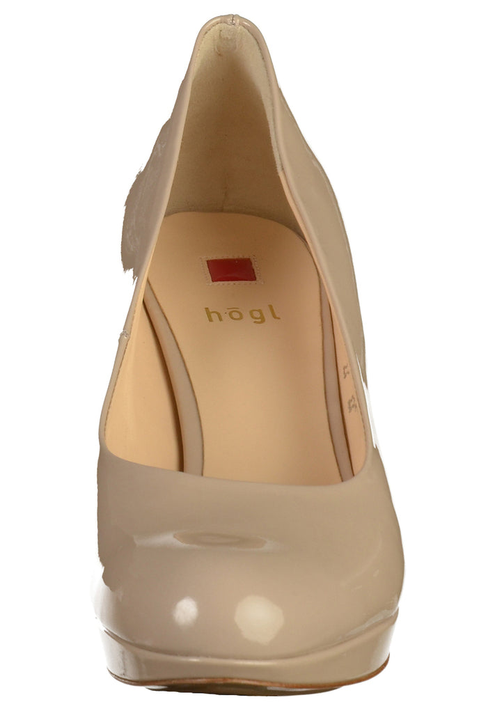 Högl Pumps Glattleder Beige - surf4shoes