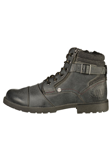 s.Oliver Stiefelette Lederimitat Schwarz - surf4shoes
