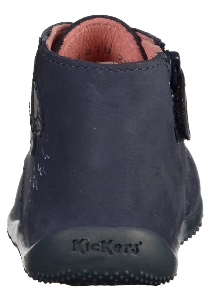 Kickers Halbschuhe Leder Marine - surf4shoes