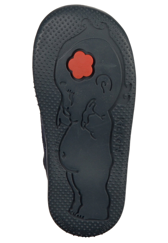 Kickers Halbschuhe Leder Marine - surf4shoes