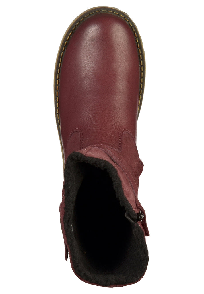 Kickers Stiefel Leder Bordeaux - surf4shoes