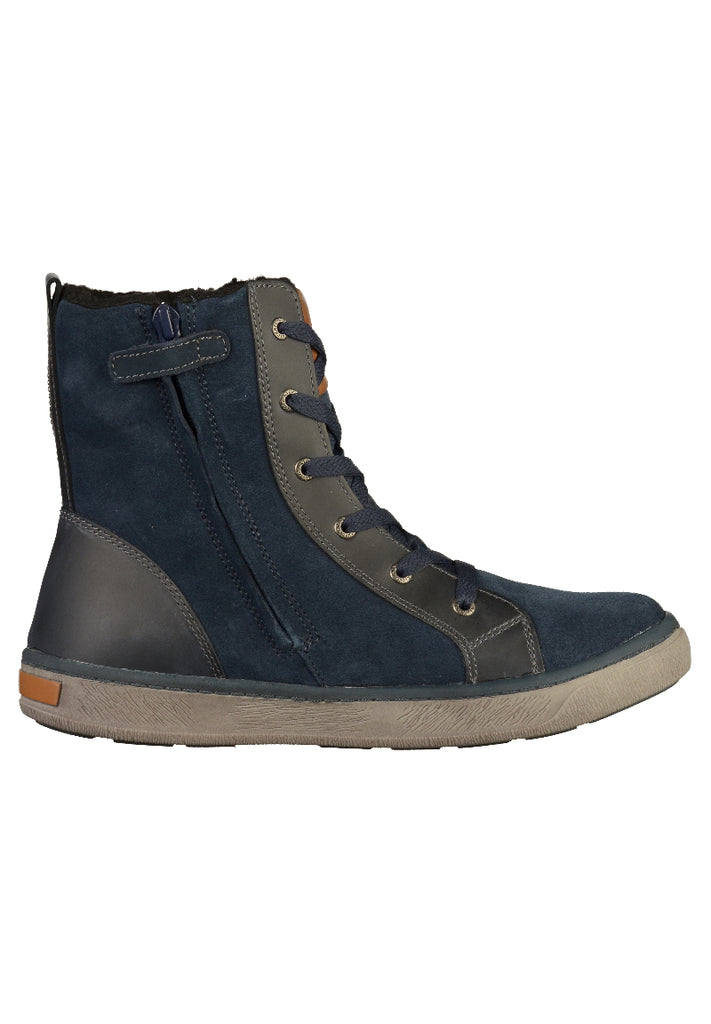 Kickers Stiefel Leder/Textil Marine - surf4shoes