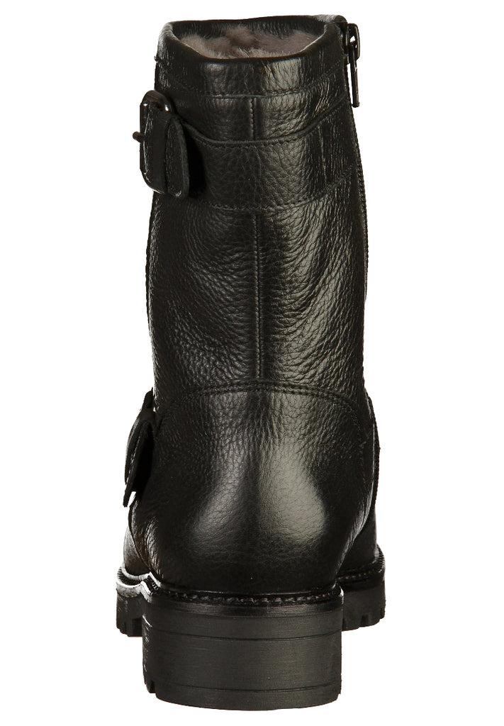 Gabor Stiefelette Leder Schwarz - surf4shoes