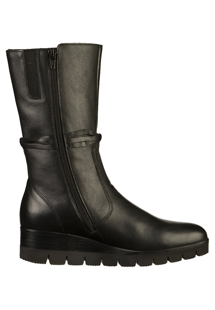 Gabor Stiefel Leder Schwarz - surf4shoes