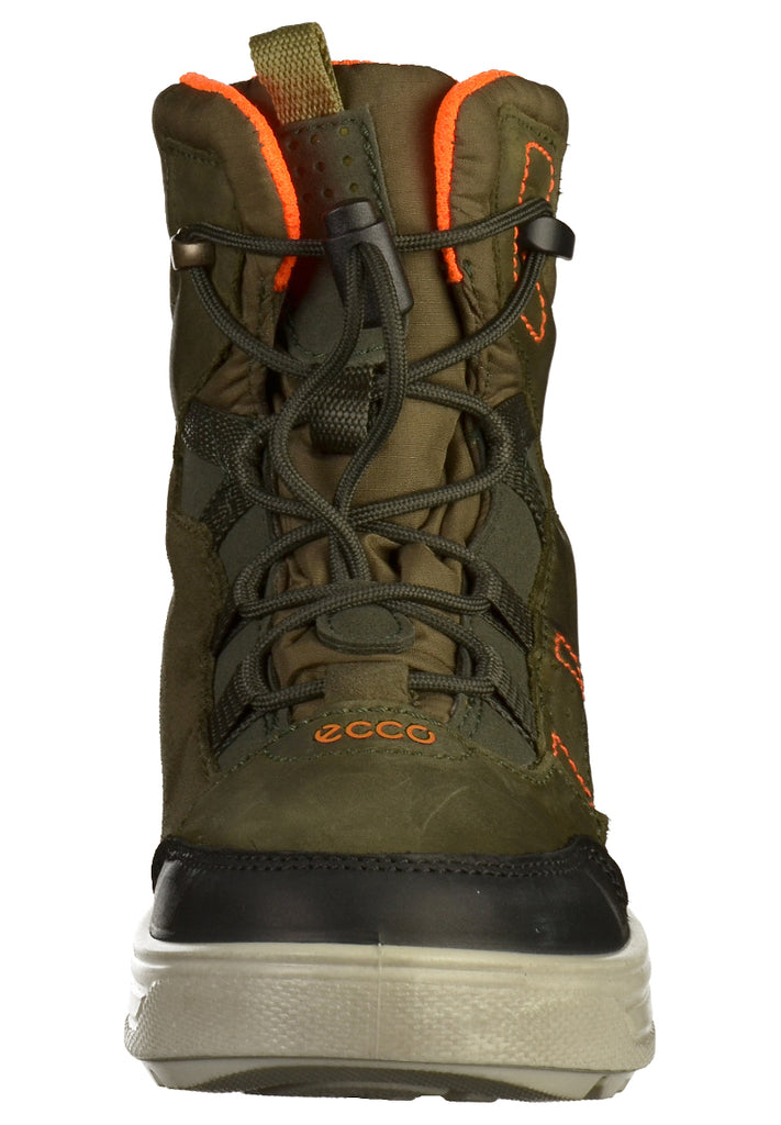 ecco Stiefelette Leder/Textil Dunkelgrün - surf4shoes