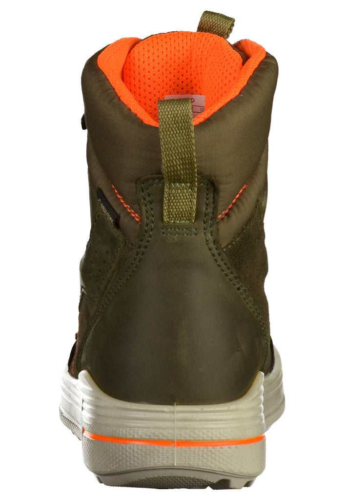 ecco Stiefelette Leder/Textil Dunkelgrün - surf4shoes