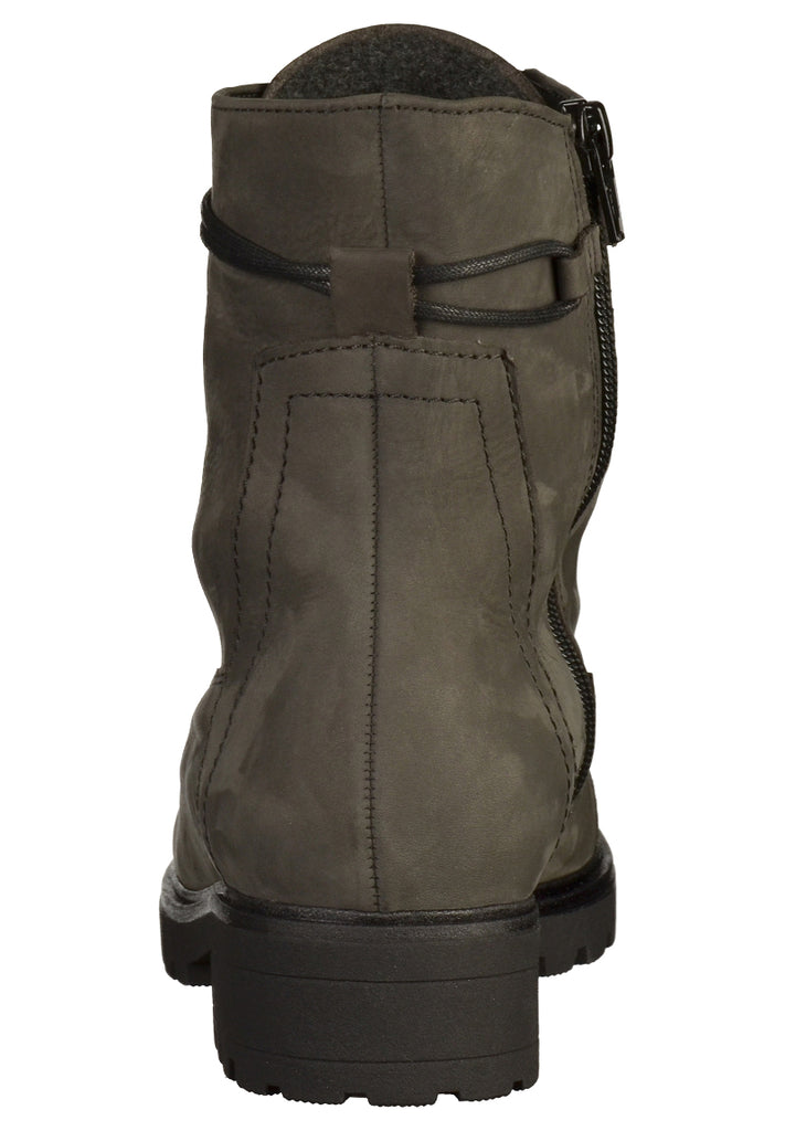 Gabor Stiefelette Nubukleder Dunkelgrau - surf4shoes