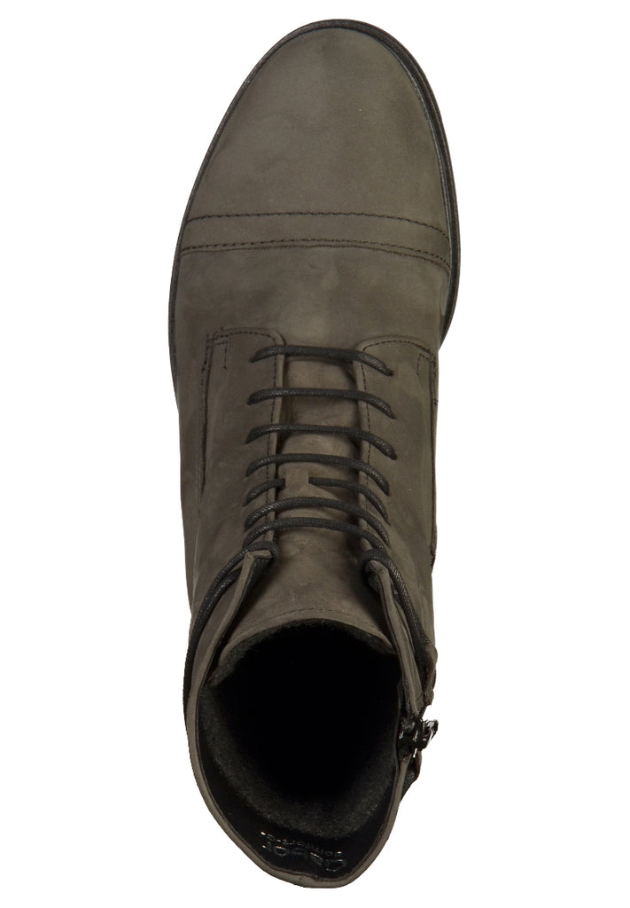 Gabor Stiefelette Nubukleder Dunkelgrau - surf4shoes