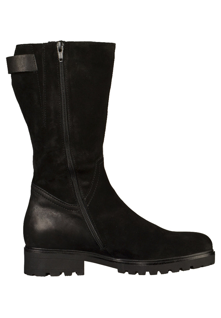 Gabor Stiefel Veloursleder Schwarz - surf4shoes