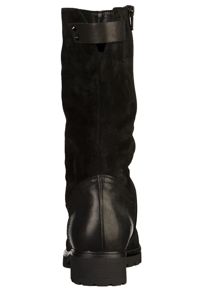 Gabor Stiefel Veloursleder Schwarz - surf4shoes