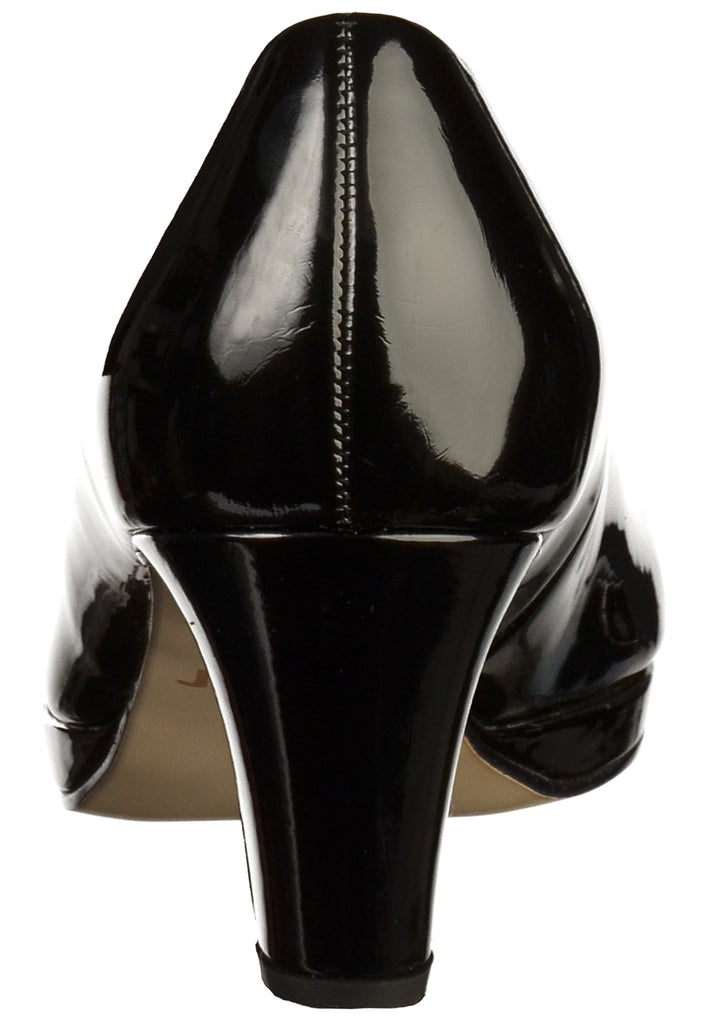 Gabor Pumps Lederimitat Schwarz - surf4shoes