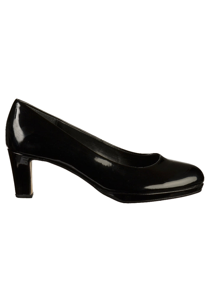 Gabor Pumps Lederimitat Schwarz - surf4shoes
