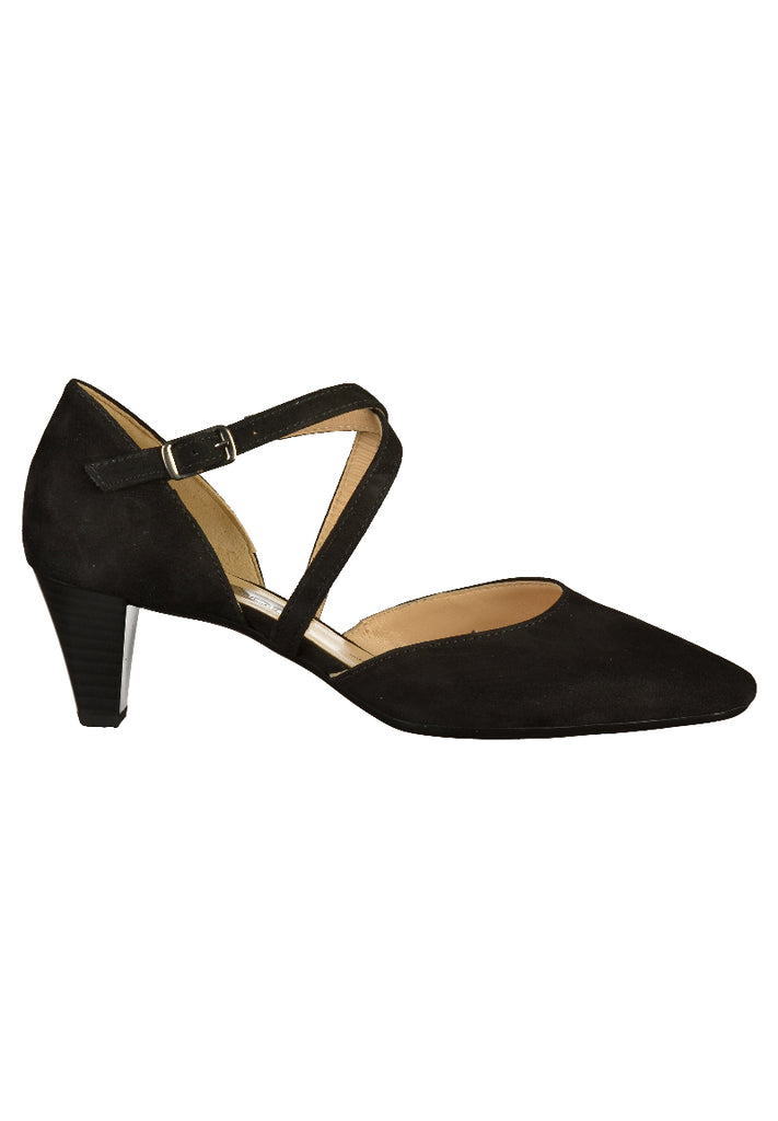 Gabor Pumps Nubukleder Schwarz - surf4shoes