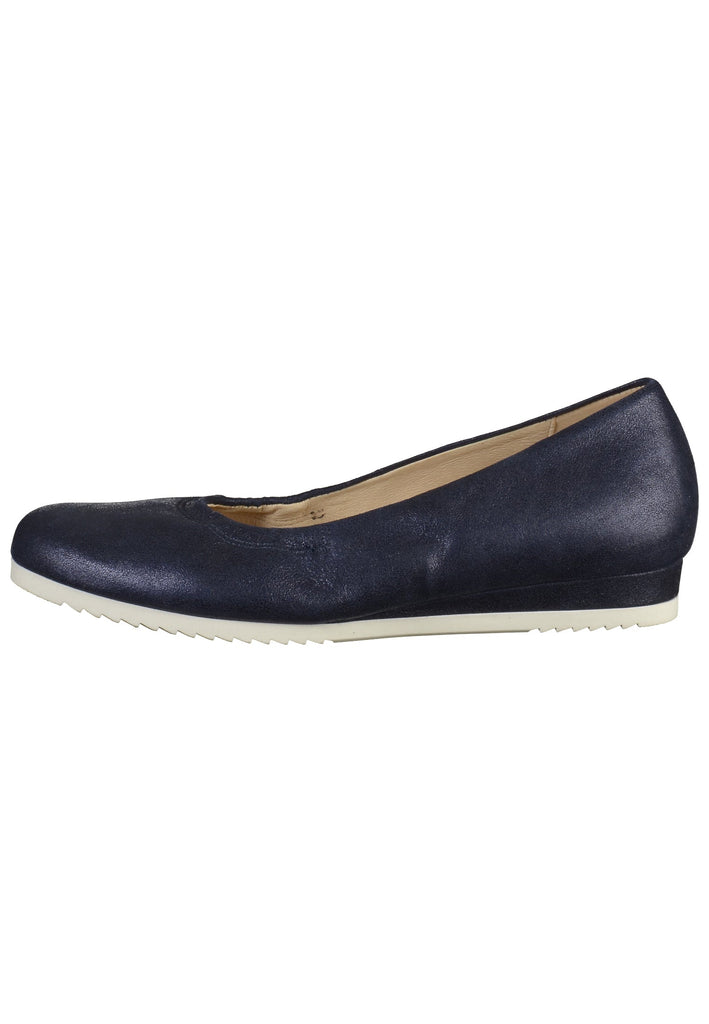 Gabor Ballerinas Leder Dunkelblau - surf4shoes
