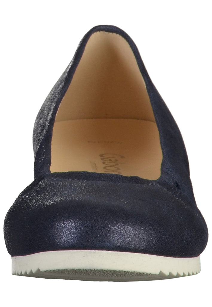 Gabor Ballerinas Leder Dunkelblau - surf4shoes