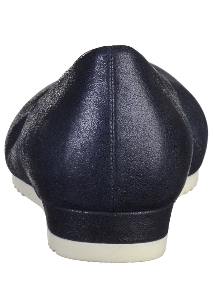 Gabor Ballerinas Leder Dunkelblau - surf4shoes