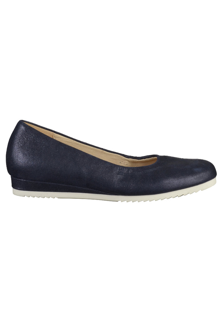 Gabor Ballerinas Leder Dunkelblau - surf4shoes